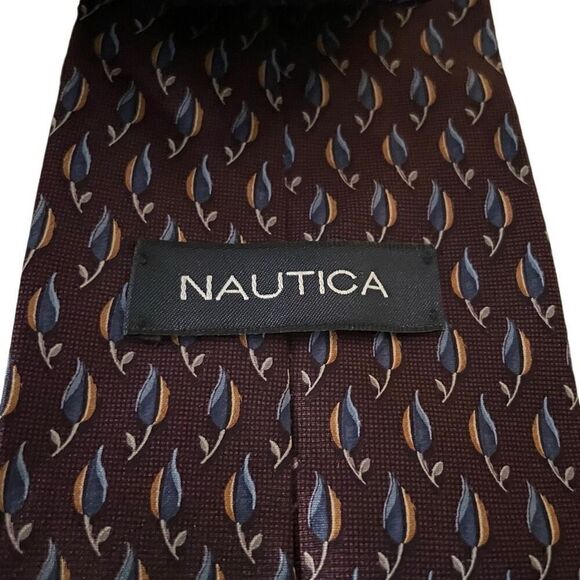 Nautica Mens 100% Silk Tie Bundle Work Business Classic Unisex Gorpcore - Picture 8 of 10